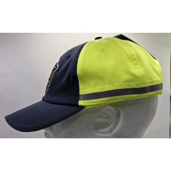 Chicago Bears NFL Buffalo Outdoors Workwear High Visibility Snapback Cap Hat NWT - Picture 5 of 13